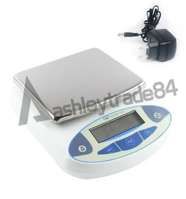 New 5000 x 0.01g 10mg 5kg Analytical Digital Weighing Balance Scale Lab Jewelry 
