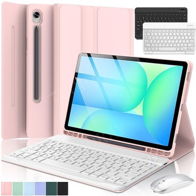 QWERTZ Tastatur mit Schutzhülle Maus Für Samsung Galaxy Tab S11 S10 S9 FE S8 S7