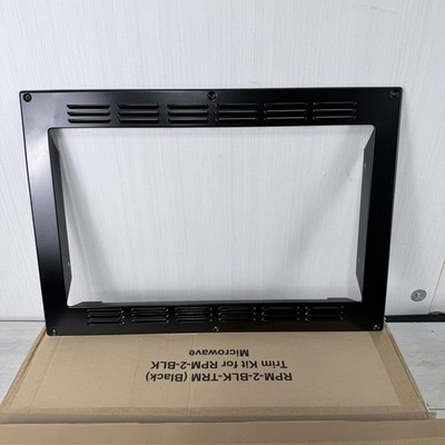 RecPro RV Microwave Trim Kit Black RPM-2-BLK-TRM (Black)