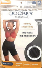 Jockey Shapewear Shorts Essentials Tummy Smoothing Mid Waist Mid Thigh Size 3XL