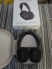 Bowers  Wilkins PX7 S2 Black Over-Ear Noise-Cancelling Headphones USED 