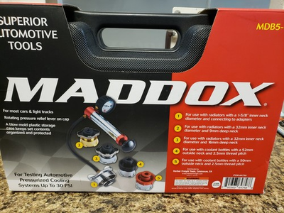 #ad #ad MADDOX TOOLS MDB5 1 Radiator Pressure Test Kit new in box tester $95.00