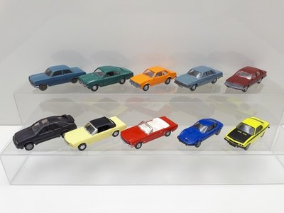 Wiking 1:87 PKW Konvolut Opel Rekord Manta GT Ascona Senator Ford Mustang #25