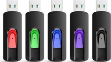 5 Pack 64GB USB 3.0 Flash Drive, High Speed Memory Stick Thumb Drives Jump Dr...
