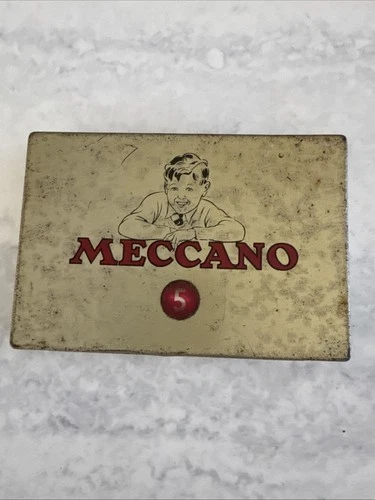 Meccano Gold Small Parts Tin