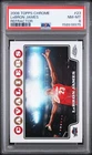 2008 TOPPS CHROME REFRACTOR #23 LEBRON JAMES PSA 8
