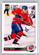 1992-93 Upper Deck #80 Benoit Brunet Montreal Canadiens