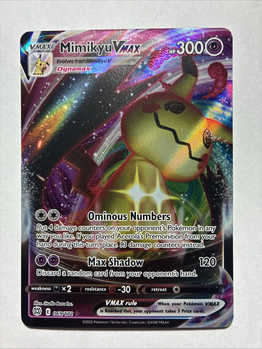 Mimikyu VMAX 069/172 Swsh09: Brilliant Stars for sale | eBay