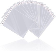 200 Pcs 5-1/2'' x 7-1/2'' Self Sealing Cellophane Bags  Clear Cellophane Cello
