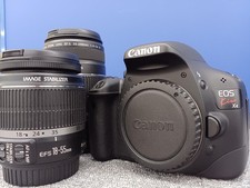 Canon EOS Kiss X4 DSLR Camera Lens Kit Used
