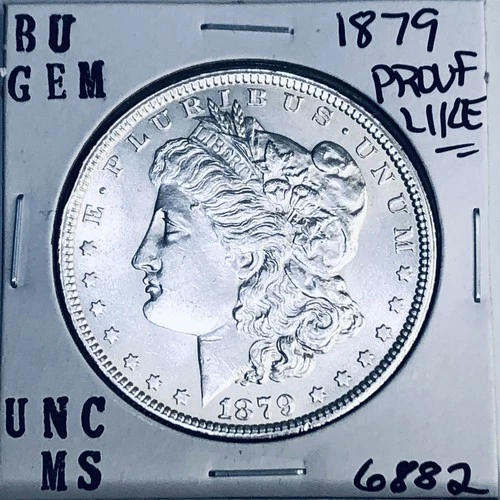 1879 BU GEM MORGAN SILVER DOLLAR UNC MS+++ U.S. MINT RARE COIN 6882