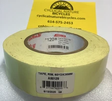 STANS No tubes Rim Tape 36mm wide x 60yd long, New