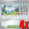 4x Pokemon League Headquarters 192/197 x4- Obsidian Flames - Pokemon - Playset