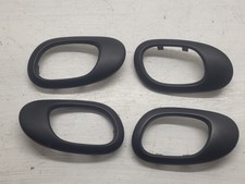Contour poignée intérieur noir ouverture de porte pour peugeot 206 + diesel hdi