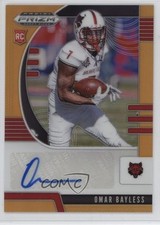 2020 Panini Prizm Draft Picks Rookies Neon Orange 93/149 Omar Bayless Auto 0ol6