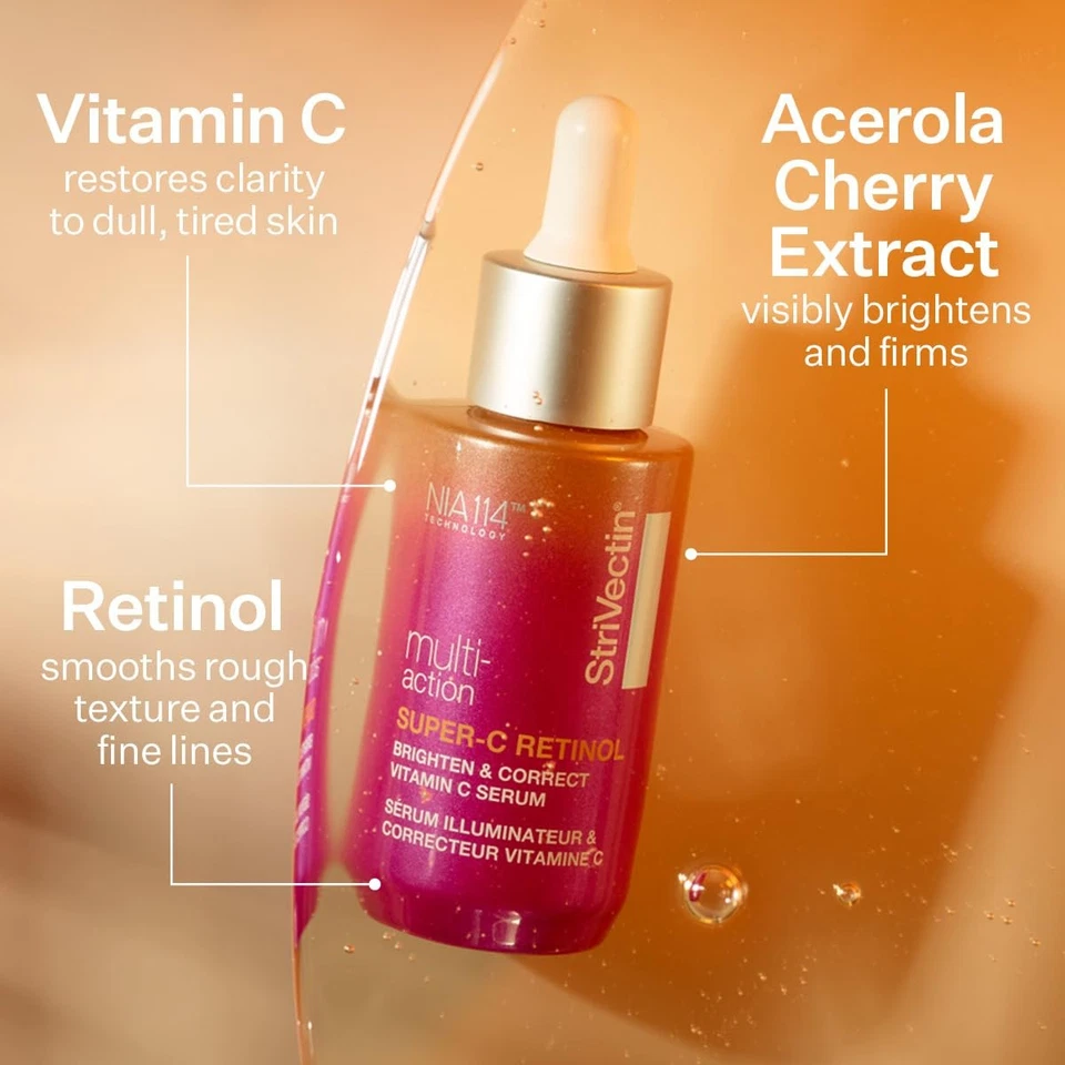 StriVectin Multi Action Super C Vitamin C Retinol Brightening  Correcting Fac... - Image 3 of 4