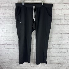 Figs Kade Cargo Scrub Pants Black Size Women's XXL Petite XXLP