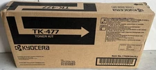 Kyocera TK477 Toner 15 000 Page Yield Black FS-6525MFP,FS-6530M,TASKalfa 255 305