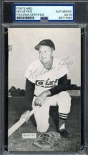 Nellie Fox Cards and Autographed Memorabilia Guide 19