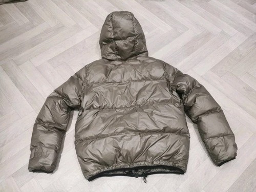 DSQUARED2 KHAKI/gold GOOSE DOWN QUILTED PUFFER JACKET SIZE 48 - Picture 7 of 7