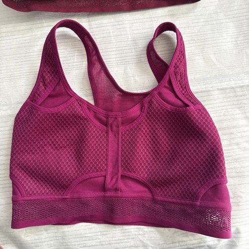 Lot of 2 Nike Womens UltraBreathe MED-Support Sports Bra M Racerback Active - 第 5/13 張圖片