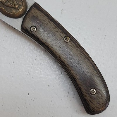 Vintage Rare Oni Cobra Fury 10182 Folding Knife Side Lock Factory