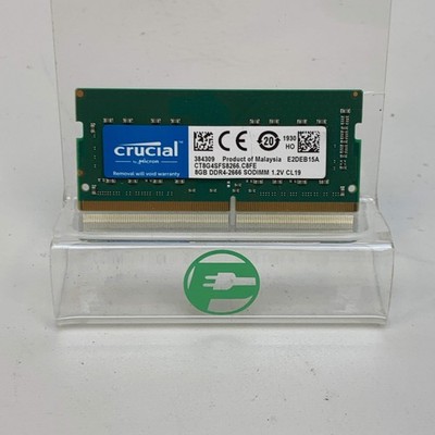 Crucial SODIMM 8GB (1x8GB) RAM DDR4 2666MHz CT8G4SFRA266