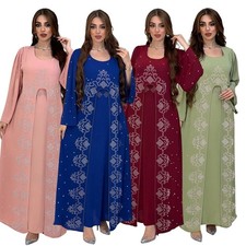 Dubai Women Abaya Long Robes Evening Maxi Dress Kaftan Islamic Robes Ramadan New