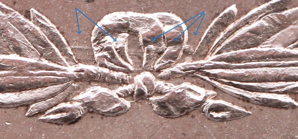 1878 7/8 TF $1 PCGS AU 55 "Reverse of 78" VAM 41A 7/4 Tail Feather OverStamp - Image 4 of 4