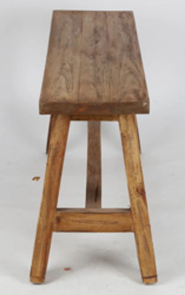 Rustikale Sitzbank aus Altholz 90x35cm Landhausbank Dielenbank Holzbank Bank - Bild 4 von 4