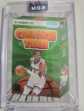 2023-24 Panini Donruss - Crunch Time De'Aaron Fox #3 Press Proof Purple