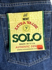 Solo Semore Vtg Deadstock Jeans NEW Sz 28x29 Baggy Skater Y2K Grunge Street USA