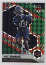 2021 Panini Mosaic Rookies Choice Red & Green Prizm Dazz Newsome #396 0y59