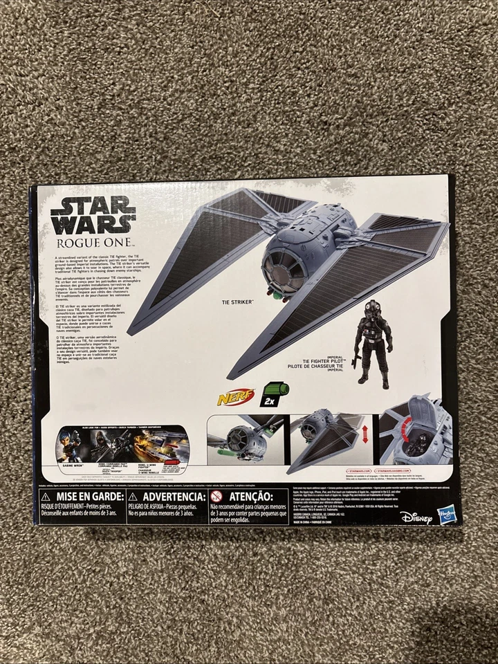 Фигурка Star Wars Rogue One Tie Striker Imperial Tie Fighter Pilot 3,75 дюйма Nerf НОВАЯ - Изображение 2 из 3