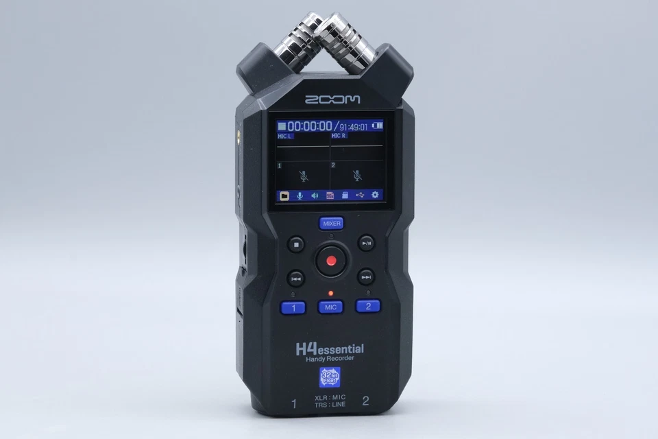 Zoom H4essential Handy Recorder 32-bit Aufnahme audiorecorder Mikrofon Schwarz - Bild 3 von 4