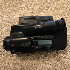 Sony Handycam CCD-TR71 Video8 Handheld Camcorder, 10x Optical Zoom, Black