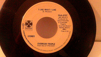 Everyday People,Paramount,''I Like What I Like''US,7''45,1971 funk/soul classic,M