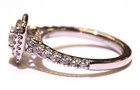 IGI 14k white gold 1.12ct VS1 Lab grown diamond Round halo engagement ring 4.5g — photo 3