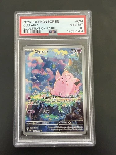 PSA 10 Clefairy 094/088 Illustration Rare Perfect Order 2026 English