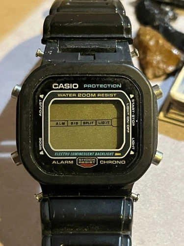 VTG Casio DW-6800 mod 1288 G-Shock 200m Digital Watch Alarm Chrono Never Worn A3