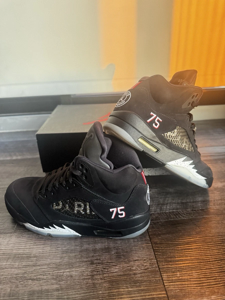 Paris Saint-Germain x Air Jordan 5 Retro Black | eBay