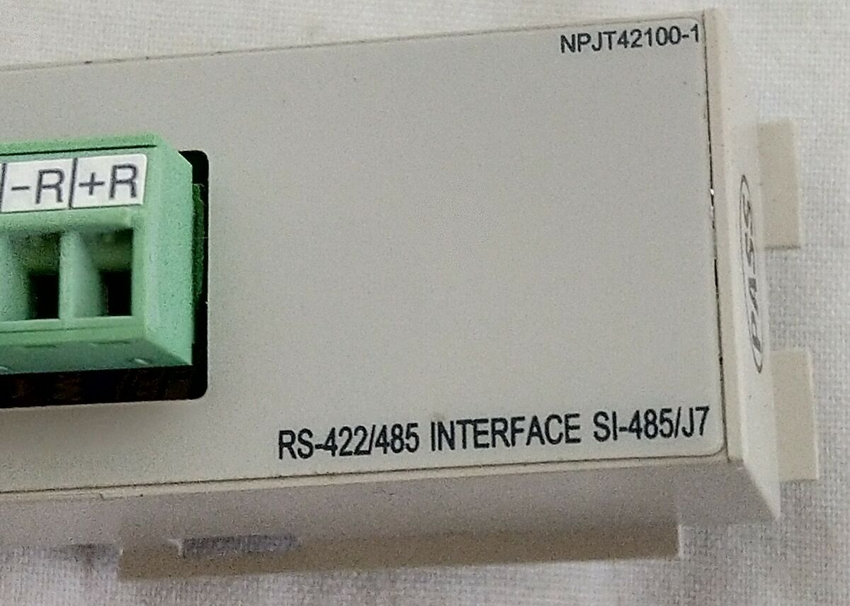 YASKAWA ELECTRIC NPJT42100-1 RS-422/485 Interface SI-485/J7 YASKAWA ELECTRIC NPJT42100-1 RS-422/485 Interface SI-485/J7