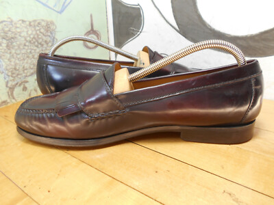 Cole Haan Brown Leather Kiltie Loafers Mens Size 10.5D Made  display picture 3