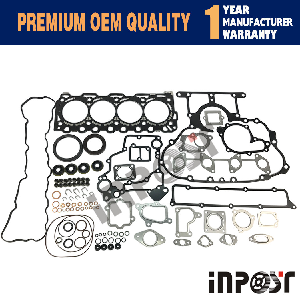 BAILEPARTS Full Gasket Kit Set For Kubota V3307 / V3307T / V3307-DI Engine – Includes Head Gasket