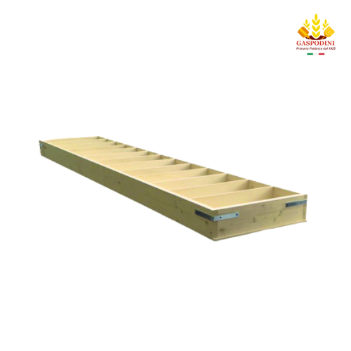 Cassa per Lievitazione Pane da 198x40x9 cm con 8 Scomparti - Picture 1 of 1