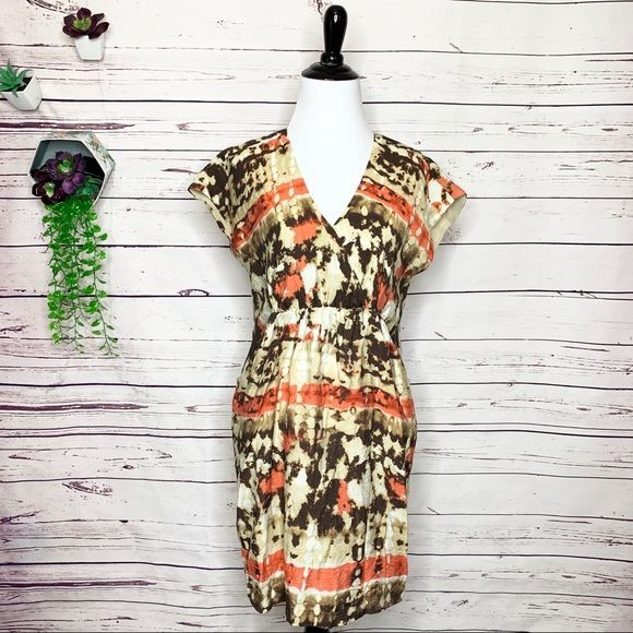 vince camuto tie dye dress