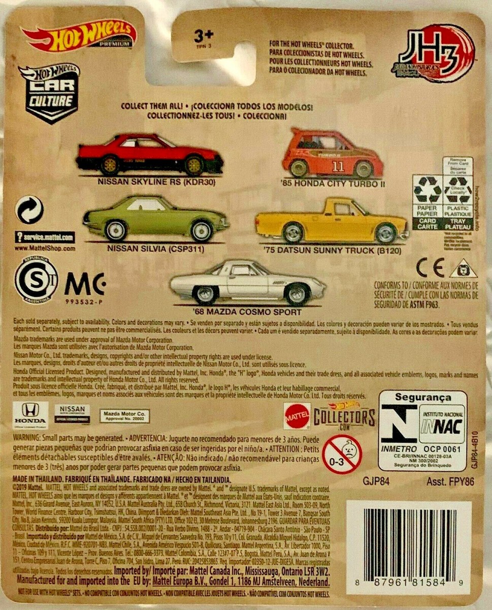 Hot Wheels 2019 Premium Japan Historic's 3 #GJP84 1:64 Scale