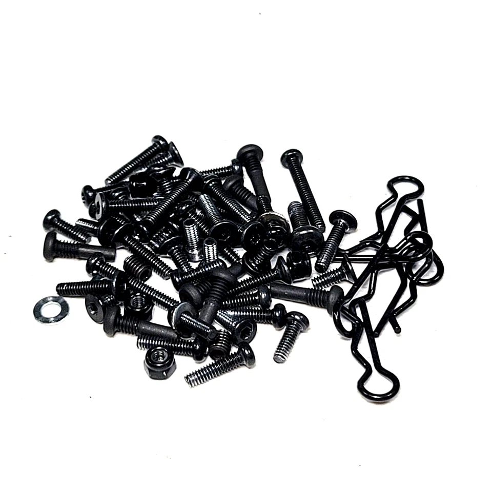 Losi Mini T 2.0 Chassis Frame & Mud Guards + Hex Scew Set Hardware Lot LOS211019 - Image 2 of 4