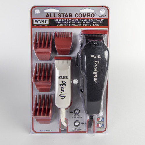 Wahl All Star Combo - Wahl Designer Clipper + Wahl Peanut Cl