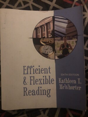 Efficient and Flexible Reading; 6th Edition- 9780321051073, paperback, McWhorter